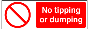 No Tipping or Dumping