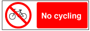 No Cycling