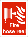 Fire Hose Reel - Portrait 200 x 300mm - Rigid Plastic 