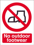 No Outdoor Footwear