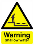 Warning Shallow Water