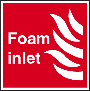 Foam Inlet 200 x 200mm - Rigid Plastic 