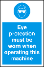 Eye Protection Must Be Worn When Portrait