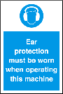 Ear Protection Must Be Worn When OperatingPortrait
