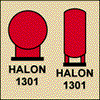 Halon 1301 Bottles Placed In Protected Area