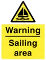 Warning Sailing Area