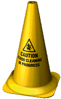 Caution Floor Cleaning In Progress