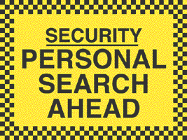 Security Personal Search Ahead